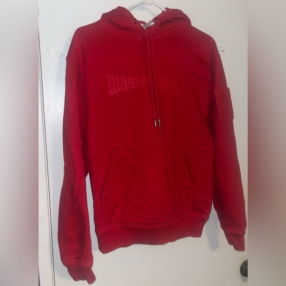 Wasted Paris Red Hoodie Size Medium - Picture 2 of 9
